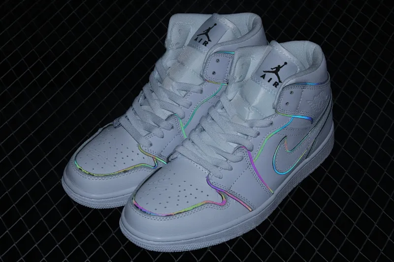 All categories Air Jordan Jordan series basketball shoes Air Jordan 1 Mid Air Jordan 1 Ret Hi Prem AJ1 Joe 1 cool laser stripes basketball shoes CK6587-100